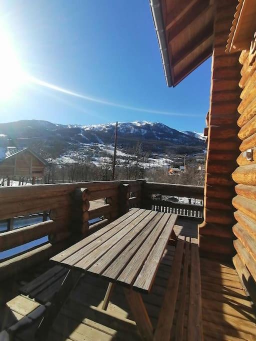 Chalet Les Pins Blancs Allos Eksteriør billede